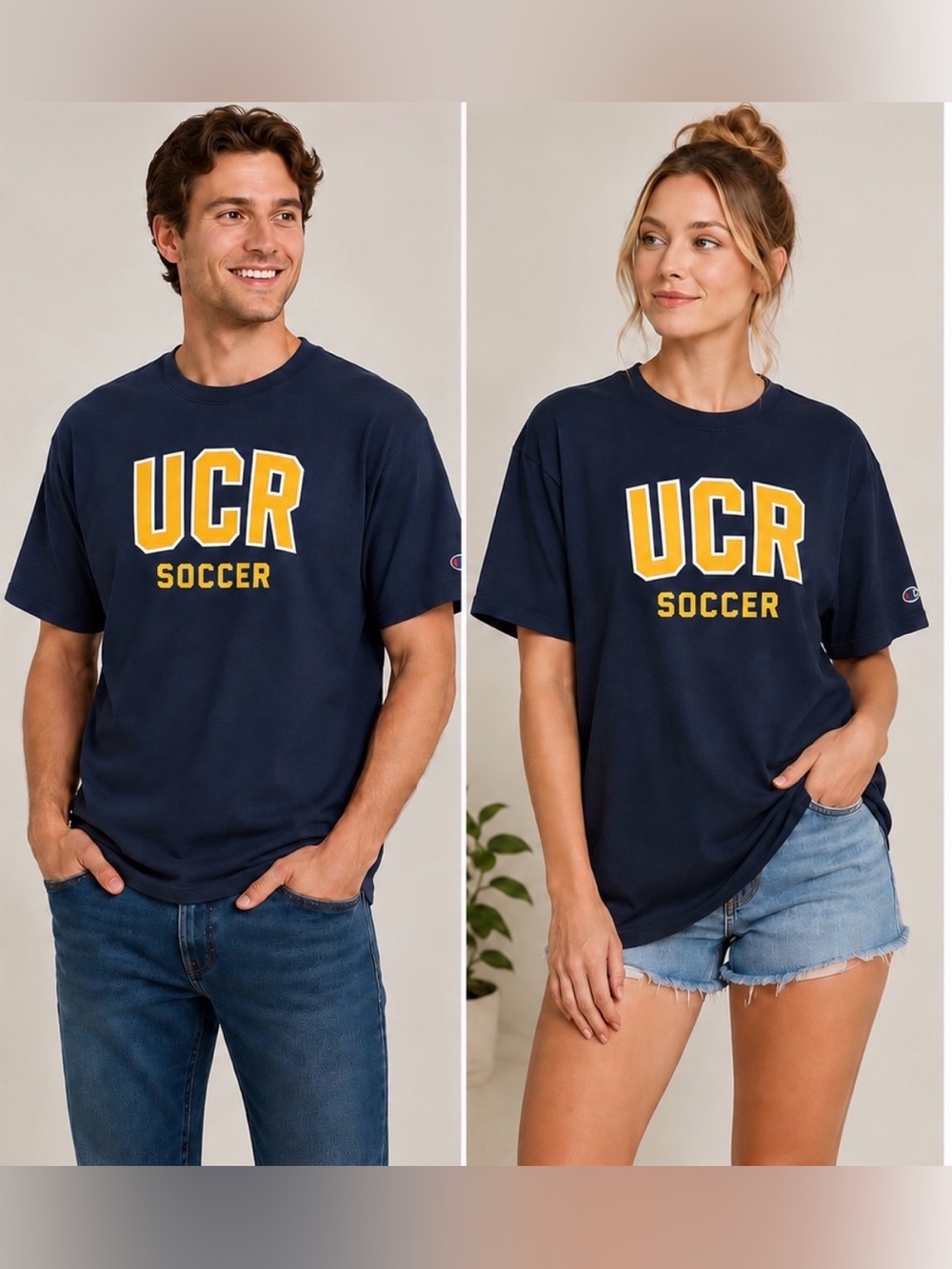 CHAMPION Unisex UCR Soccer T-Shirt size XL. 100% cotton. Never worn. 23” P2P